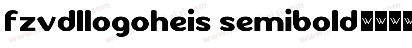 FZVDLLogoHeiS SemiBold字体转换